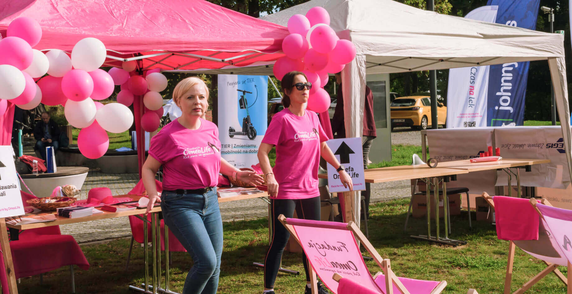 Johnnybros sponsorem race for the cure polska 2021 marszu i biegu w gdasku wspierajcego chorych na raka piersi