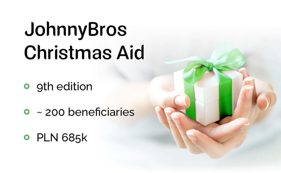 JohnnyBros Christmas aid