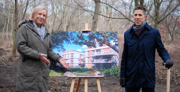 The inauguration of the construction of the respite care center in gdansk the johnnybros foundation supports the initiative with a 6 million grant