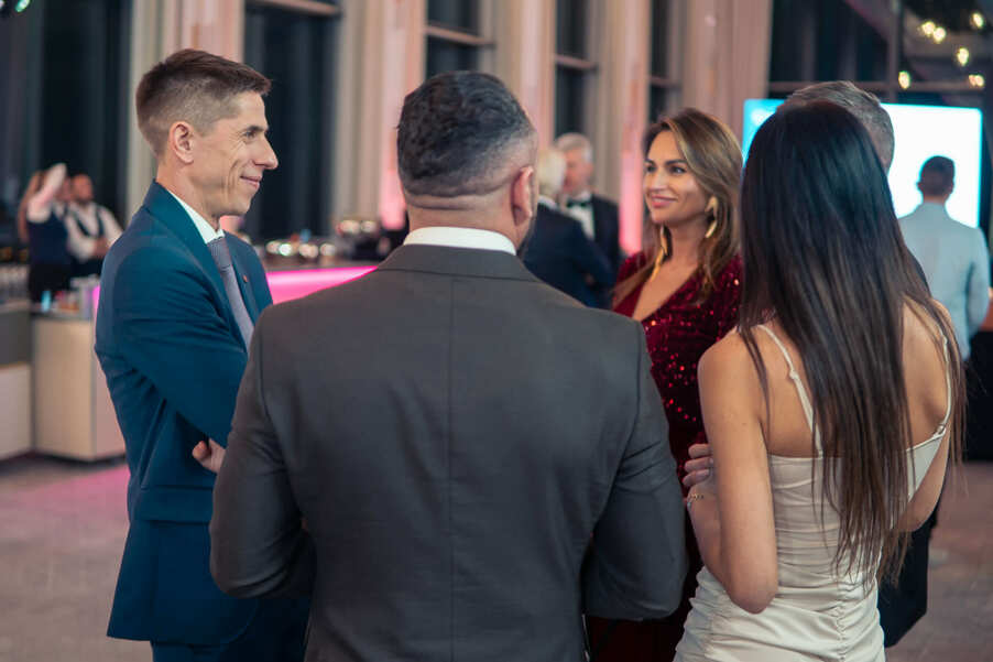 President of the JohnnyBros Foundation Julian Pawlukiewicz and guests of the 15th Ball with a Heart President of the JohnnyBros Foundation Julian Pawlukiewicz and guests of the 15th Ball with a Heart